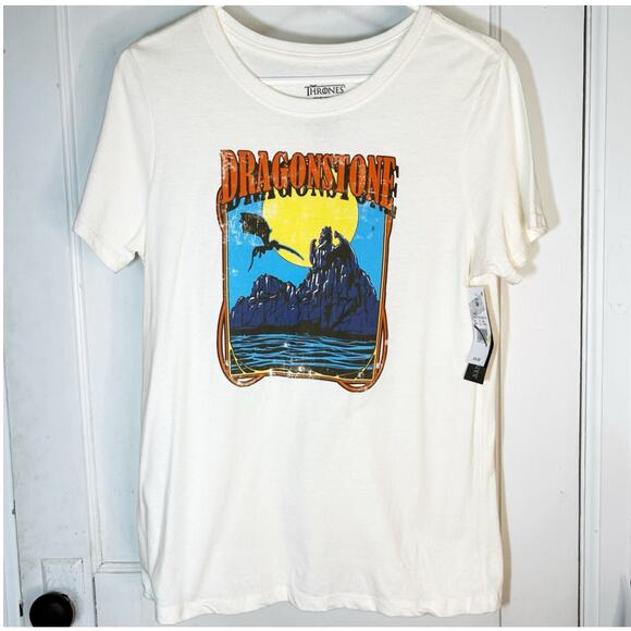 NWT Off-White Game Of Thrones Dragon Stone Short Sleeve T-Shirt Size Medium - Picture 1 of 7